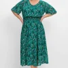 Abendkleid aus Chiffon, mit Unterkleid<sheego Outlet