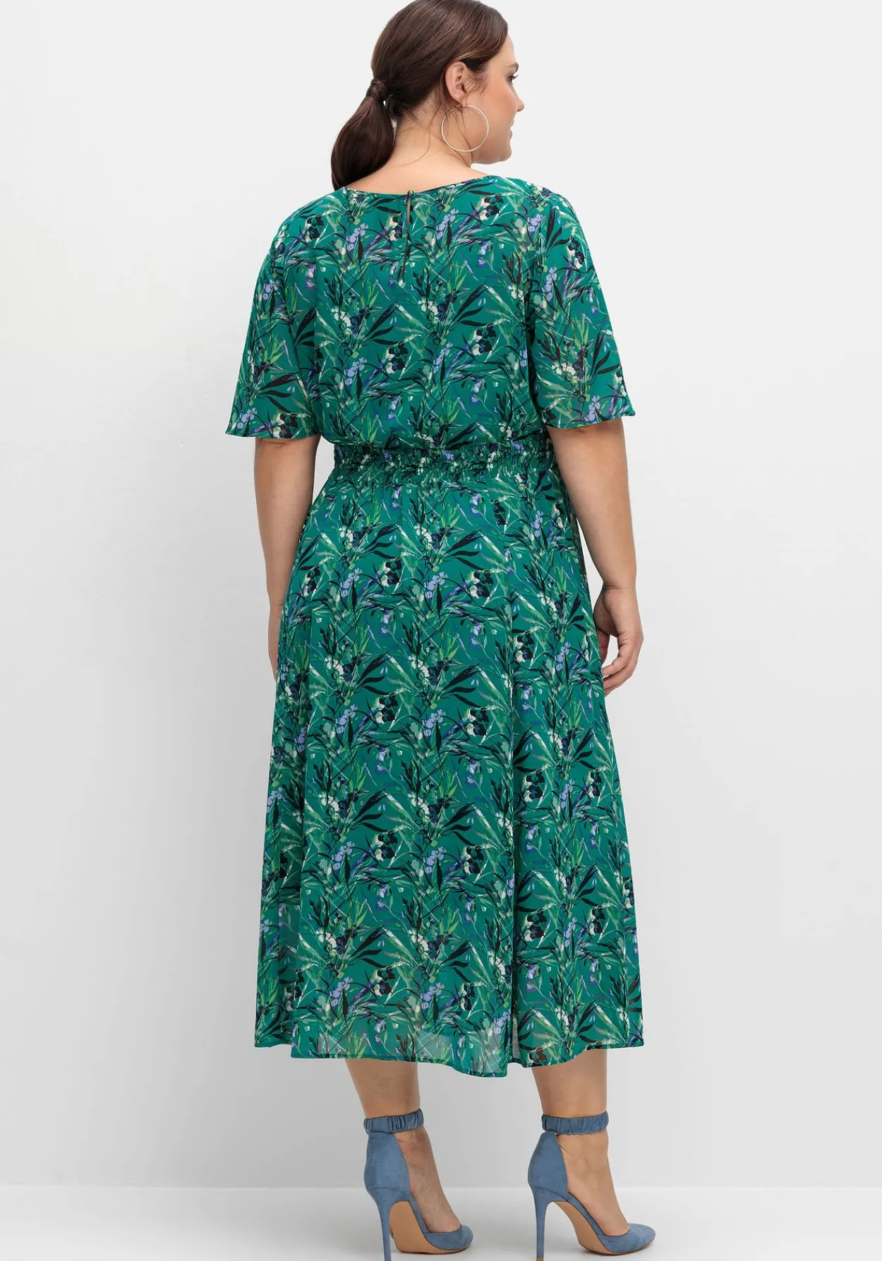 Abendkleid aus Chiffon, mit Unterkleid<sheego Outlet