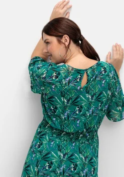 Abendkleid aus Chiffon, mit Unterkleid<sheego Outlet