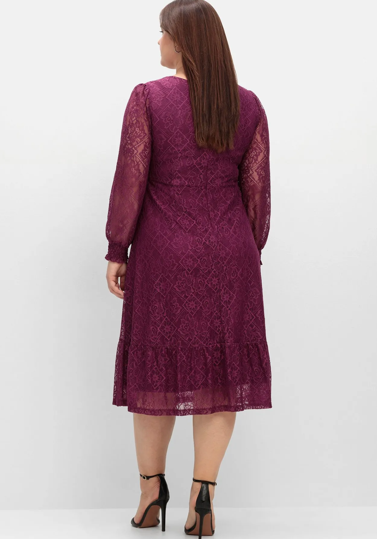 Abendkleid aus elastischer Spitze, mit Unterkleid<sheego by Joe Browns Best