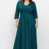 Abendkleid aus Jersey, im Glitzer-Look<sheego Online