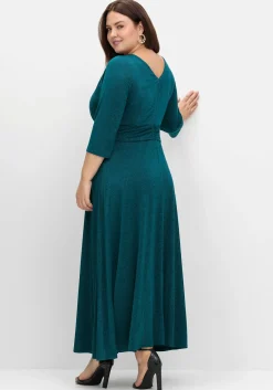Abendkleid aus Jersey, im Glitzer-Look<sheego Online
