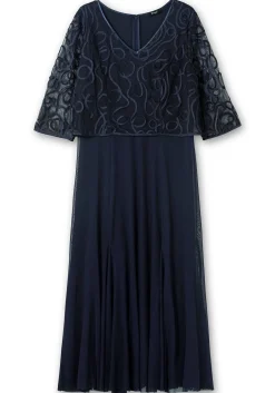 Abendkleid aus Mesh, mit Zierborten<sheego Fashion
