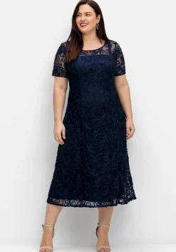 Abendkleid mit dekorativen Zierborten<sheego Sale