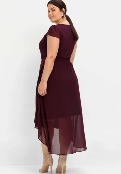 Abendkleid mit Flügelärmeln<sheego Online