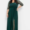 Abendkleid mit floraler Spitze<sheego Clearance