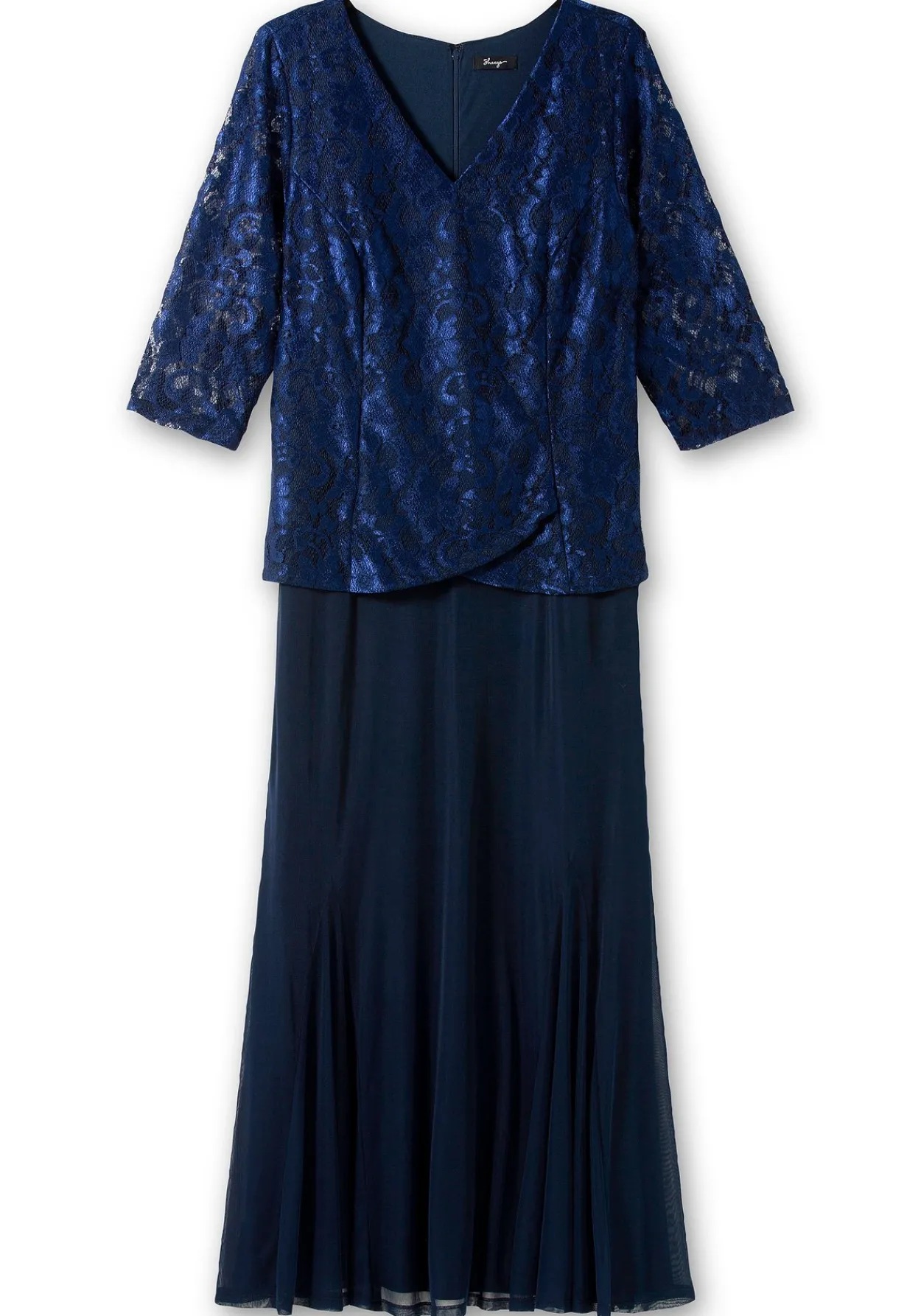 Abendkleid mit floraler Spitze<sheego Discount