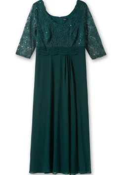 Abendkleid mit floraler Spitze<sheego Clearance