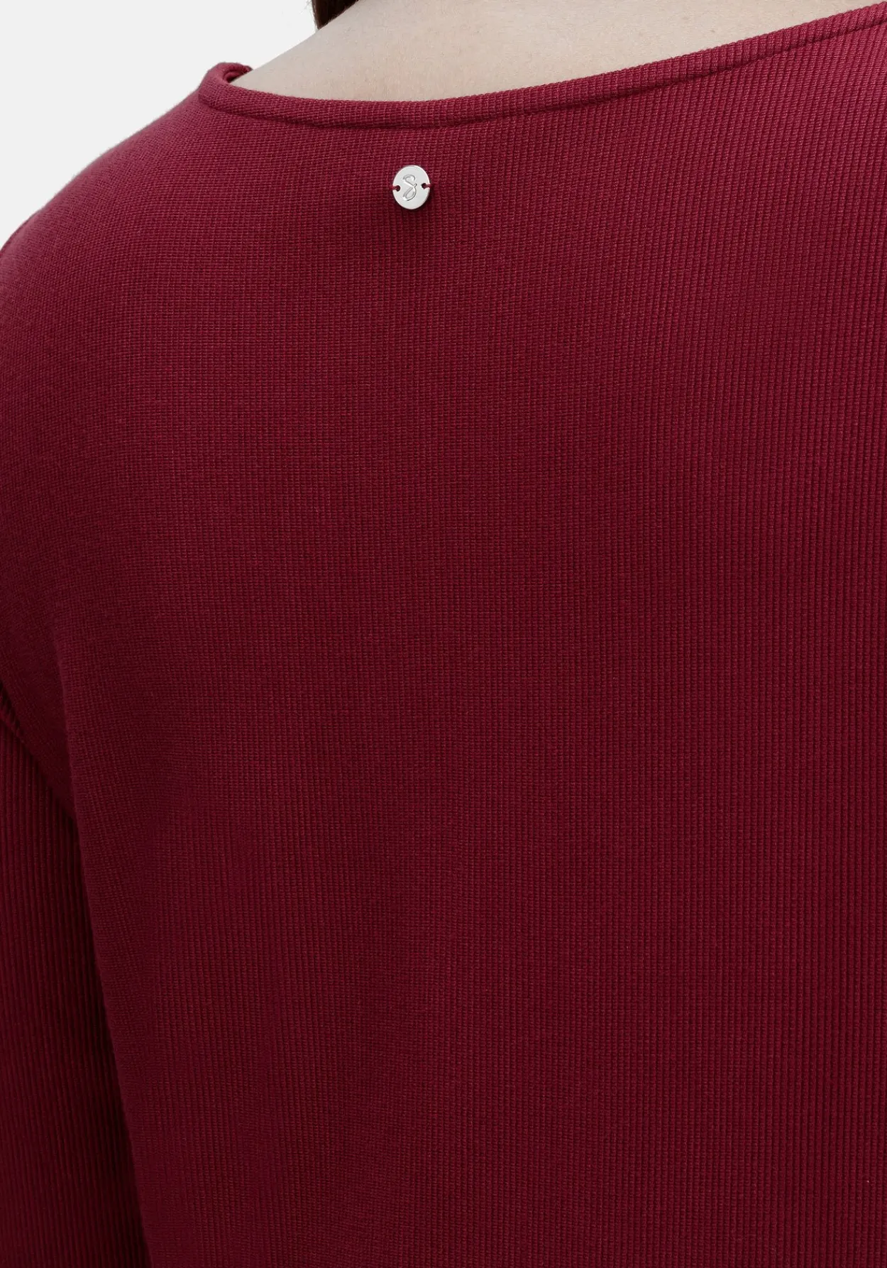 3/4-Arm-Shirt aus Rippjersey, mit Kellerfalte, in A-Linie<sheego New