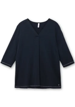 3/4-Arm-Shirt in leichter A-Linie, mit TENCEL™ Lyocell<sheego Fashion