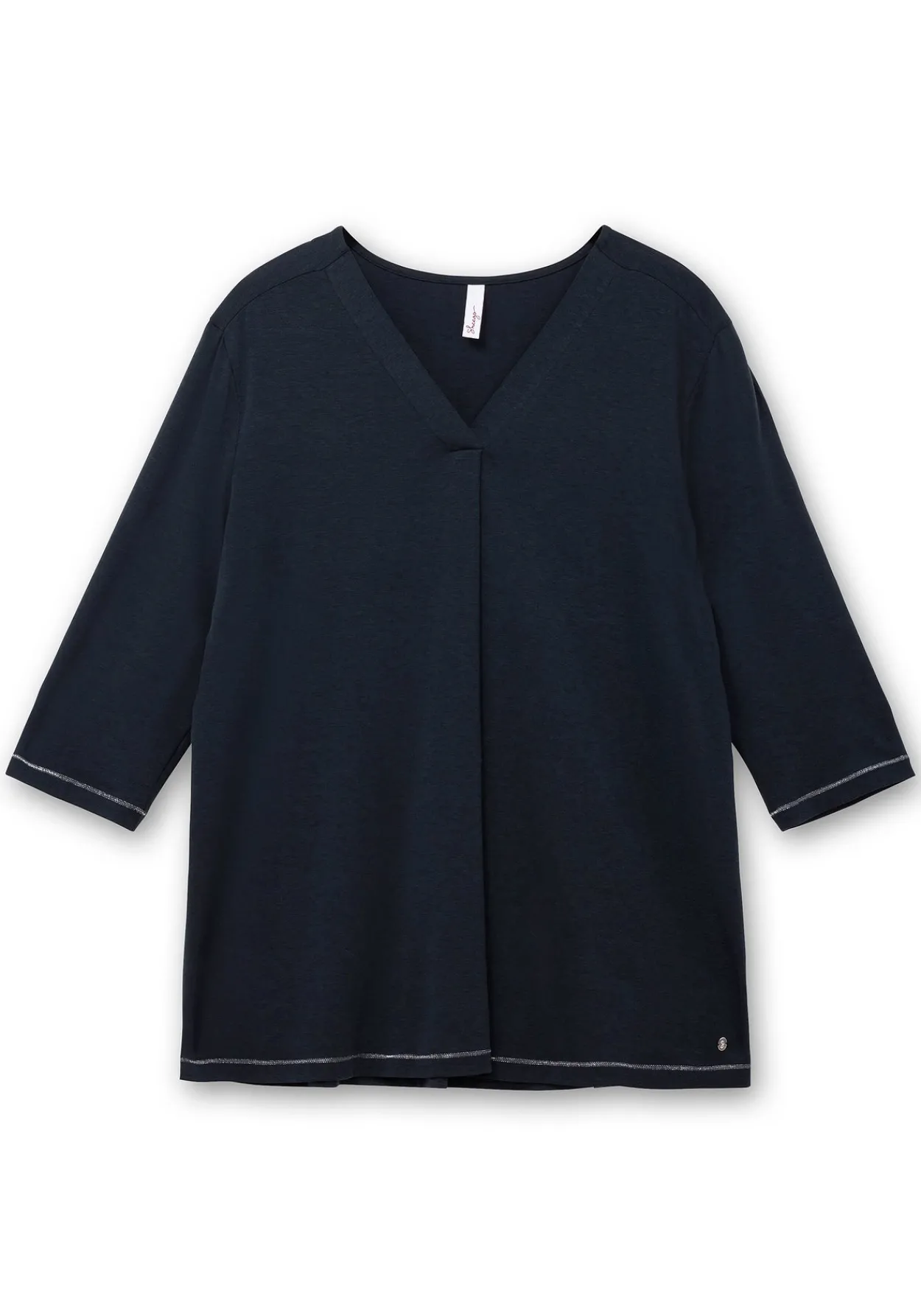 3/4-Arm-Shirt in leichter A-Linie, mit TENCEL™ Lyocell<sheego Fashion