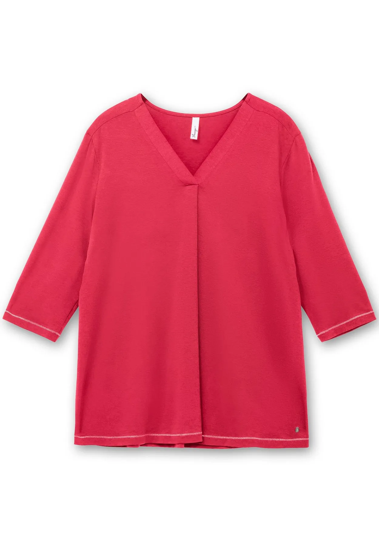 3/4-Arm-Shirt in leichter A-Linie, mit TENCEL™ Lyocell<sheego Fashion