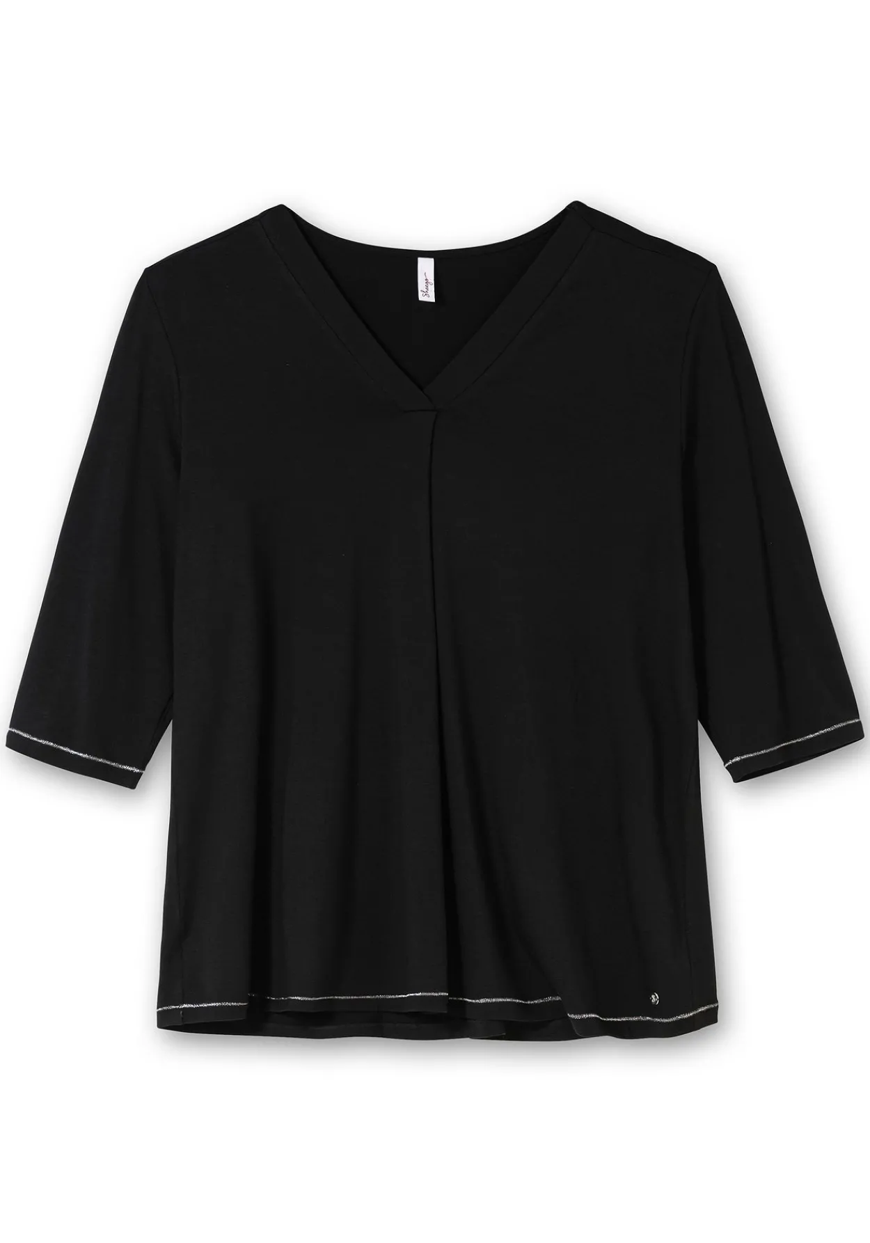 3/4-Arm-Shirt in leichter A-Linie, mit TENCEL™ Lyocell<sheego Discount