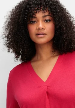 3/4-Arm-Shirt in leichter A-Linie, mit TENCEL™ Lyocell<sheego Fashion