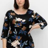 3/4-Arm-Shirt mit Blumenprint, aus Viskosejersey<sheego Best