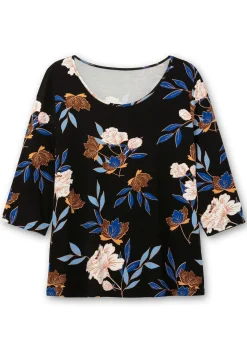 3/4-Arm-Shirt mit Blumenprint, aus Viskosejersey<sheego Best