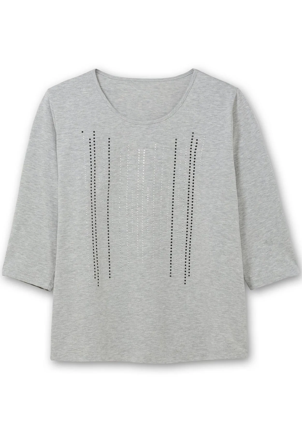 3/4-Arm-Shirt mit Glitzerstein-Applikation<sheego Hot