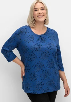 3/4-Arm-Shirt mit Konfetti-Print<sheego Hot