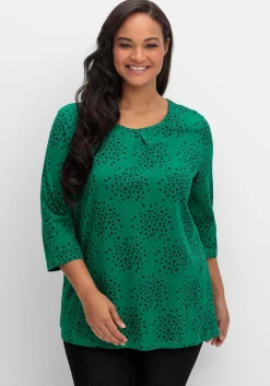 3/4-Arm-Shirt mit Konfetti-Print<sheego Online