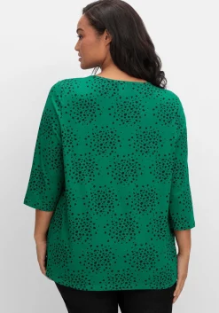 3/4-Arm-Shirt mit Konfetti-Print<sheego Online