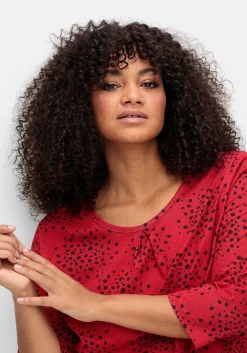 3/4-Arm-Shirt mit Konfetti-Print<sheego Online