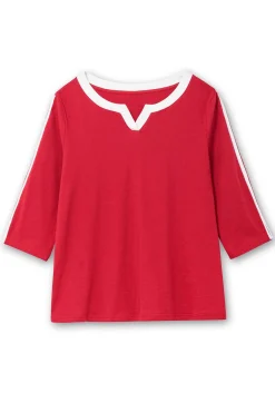 3/4-Arm-Shirt mit Kontrastdetails<sheego New