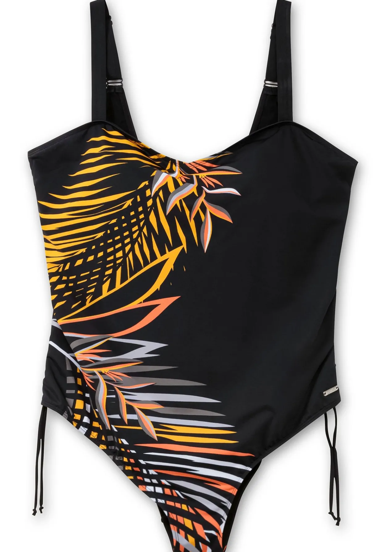 Badeanzug mit Blätterdruck und Shapingeffekt<feel good Best