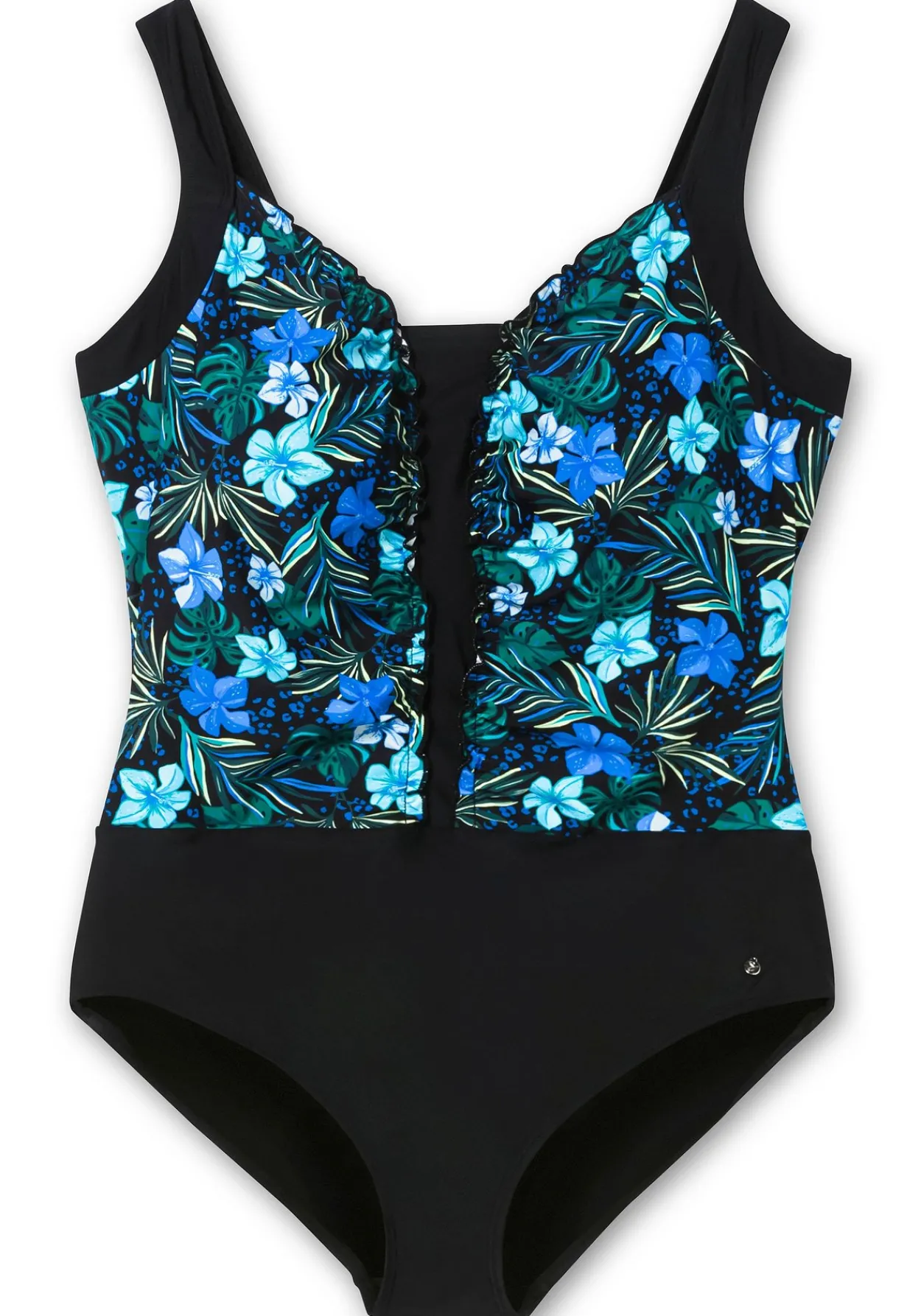 Badeanzug mit Blumenprint, stark formend<sheego Fashion