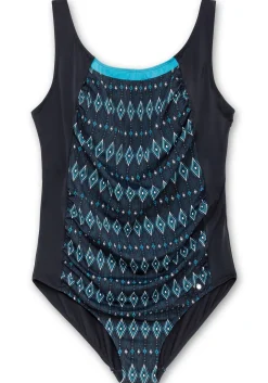 Badeanzug mit Ethnoprint und Shape-Effekt<sheego Online