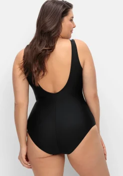 Badeanzug mit Halbkorsage und Tropenprint<feel good Best