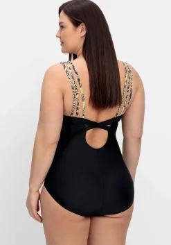 Badeanzug mit tiefem Rücken und Shaping-Effekt<sheego Clearance
