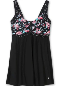 Badekleid im Mustermix mit integrierter Hose<sheego New