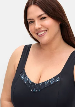 Badekleid mit fixiertem Slip und wattierte Softcups<sheego Best