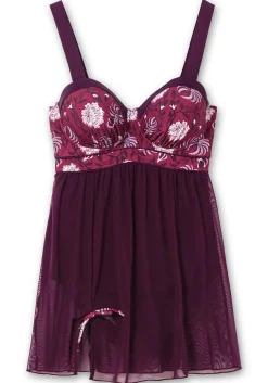 Badekleid mit Mesh-Rock und Shaping-Effekt<sheego by Joe Browns Online