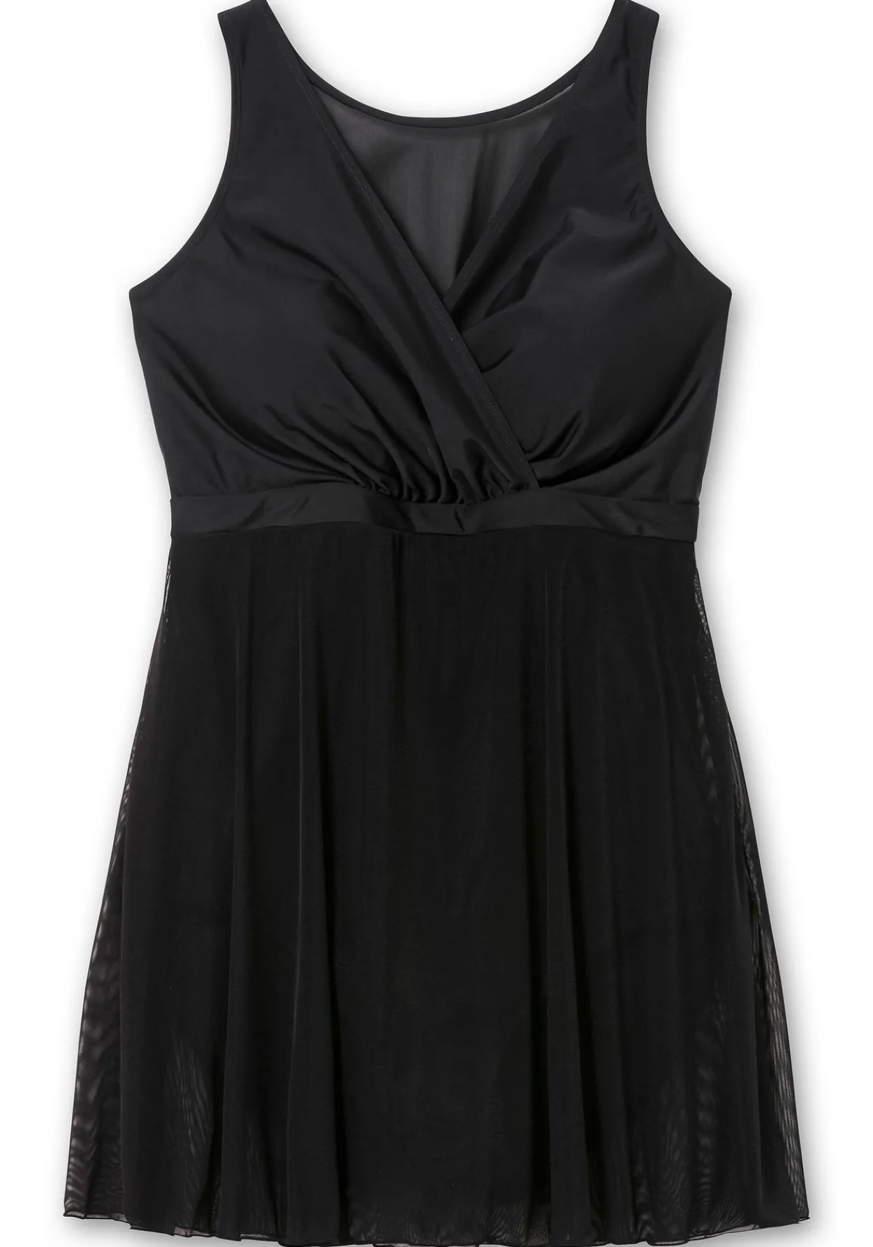 Badekleid mit transparentem Mesh-Rock<sheego Best