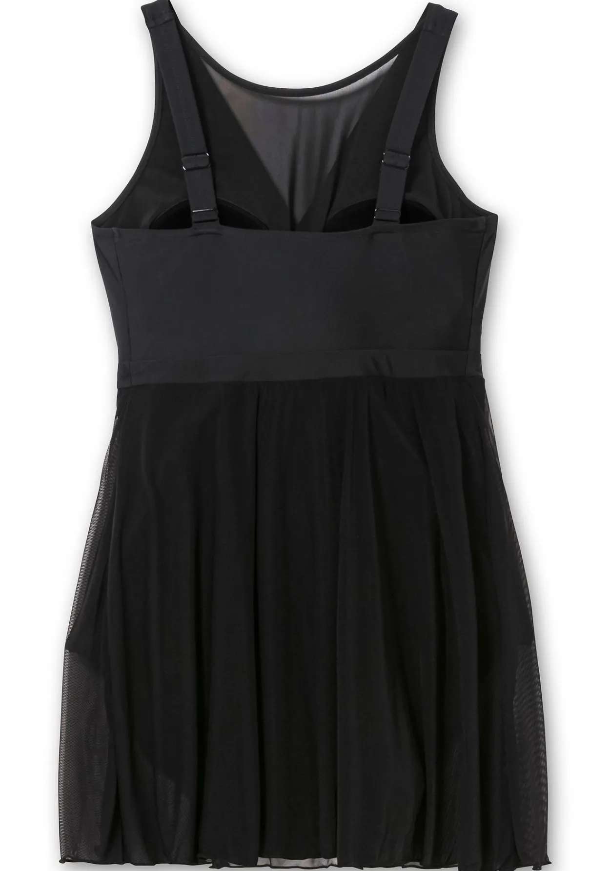 Badekleid mit transparentem Mesh-Rock<sheego Best