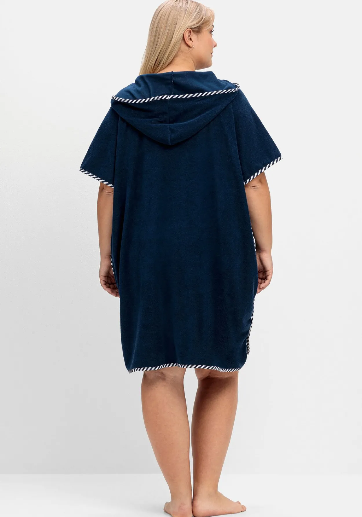 Bade-Poncho mit Kapuze, aus Frottee<sheego Outlet