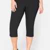 Bengalin-Hose in Caprilänge mit Schlupfbund<sheego Discount