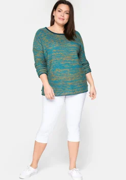 Bengalin-Hose in Caprilänge mit Schlupfbund<sheego Sale