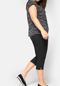 Bengalin-Hose in Caprilänge mit Schlupfbund<sheego Discount
