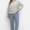 Bengalin-Hose mit seitlichem Dehnbund<sheego Hot