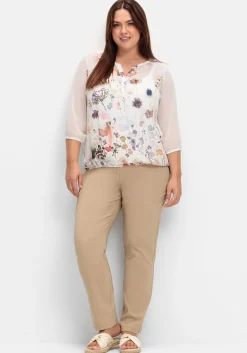 Bengalin-Hose mit seitlichem Dehnbund<sheego Sale