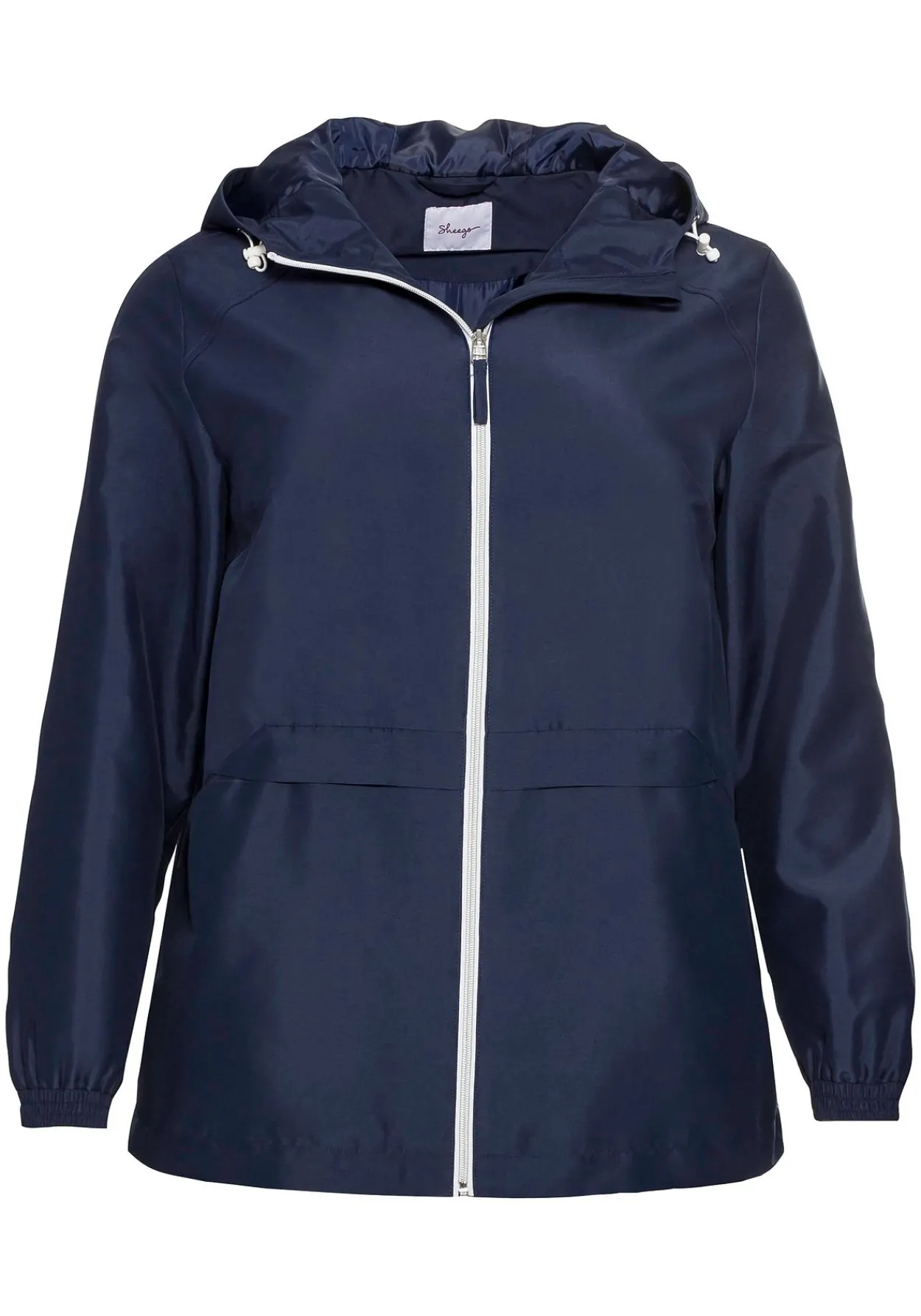 Übergangsjacke aus Microfaser, mit Kapuze<sheego Clearance