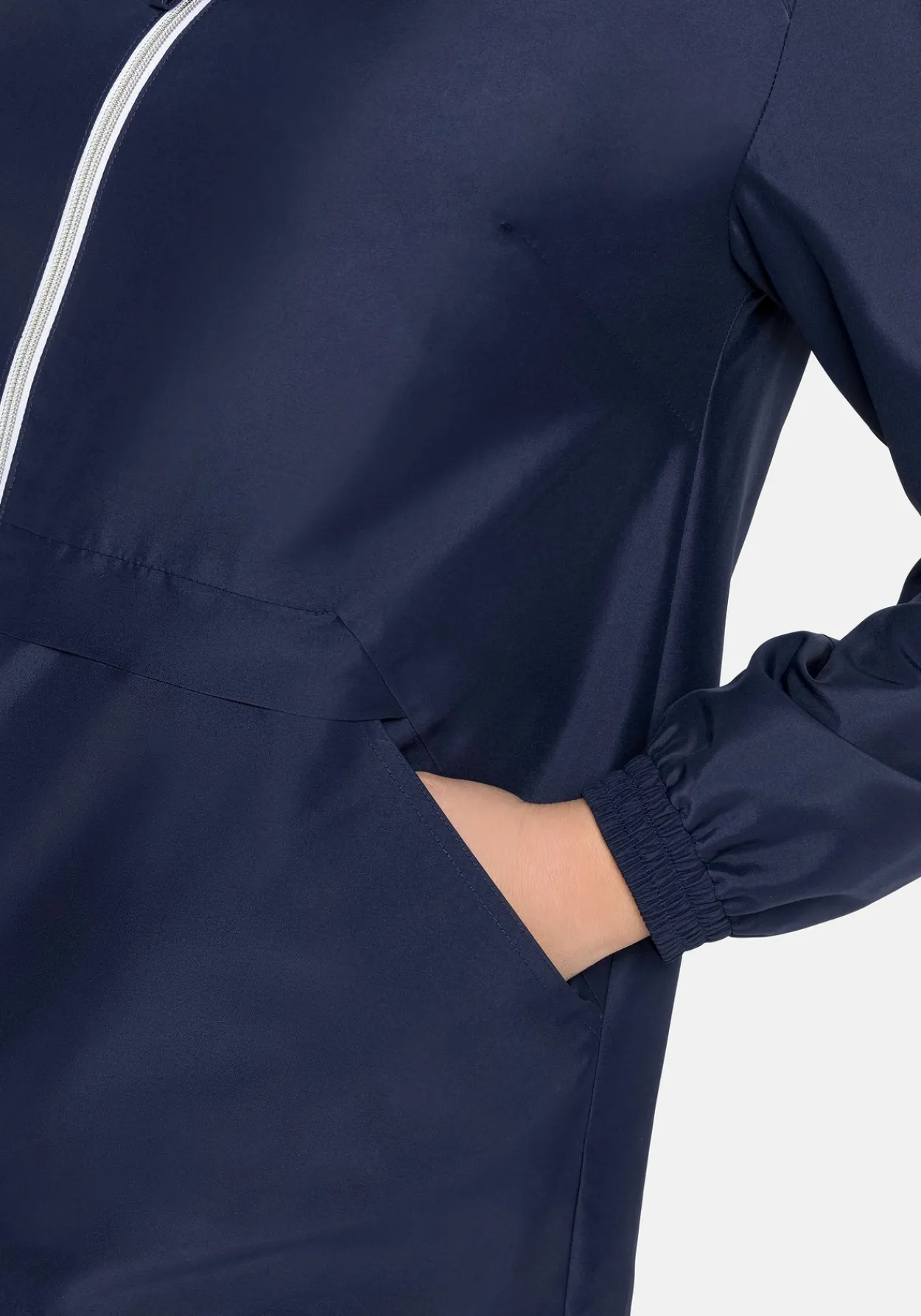 Übergangsjacke aus Microfaser, mit Kapuze<sheego Clearance