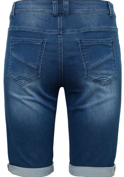 Bermudas aus Sweat-Denim mit Teilungsnaht<sheego Fashion
