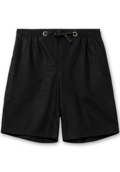 Bermudas im Leinen-Mix, mit Gummibund<sheego Outlet