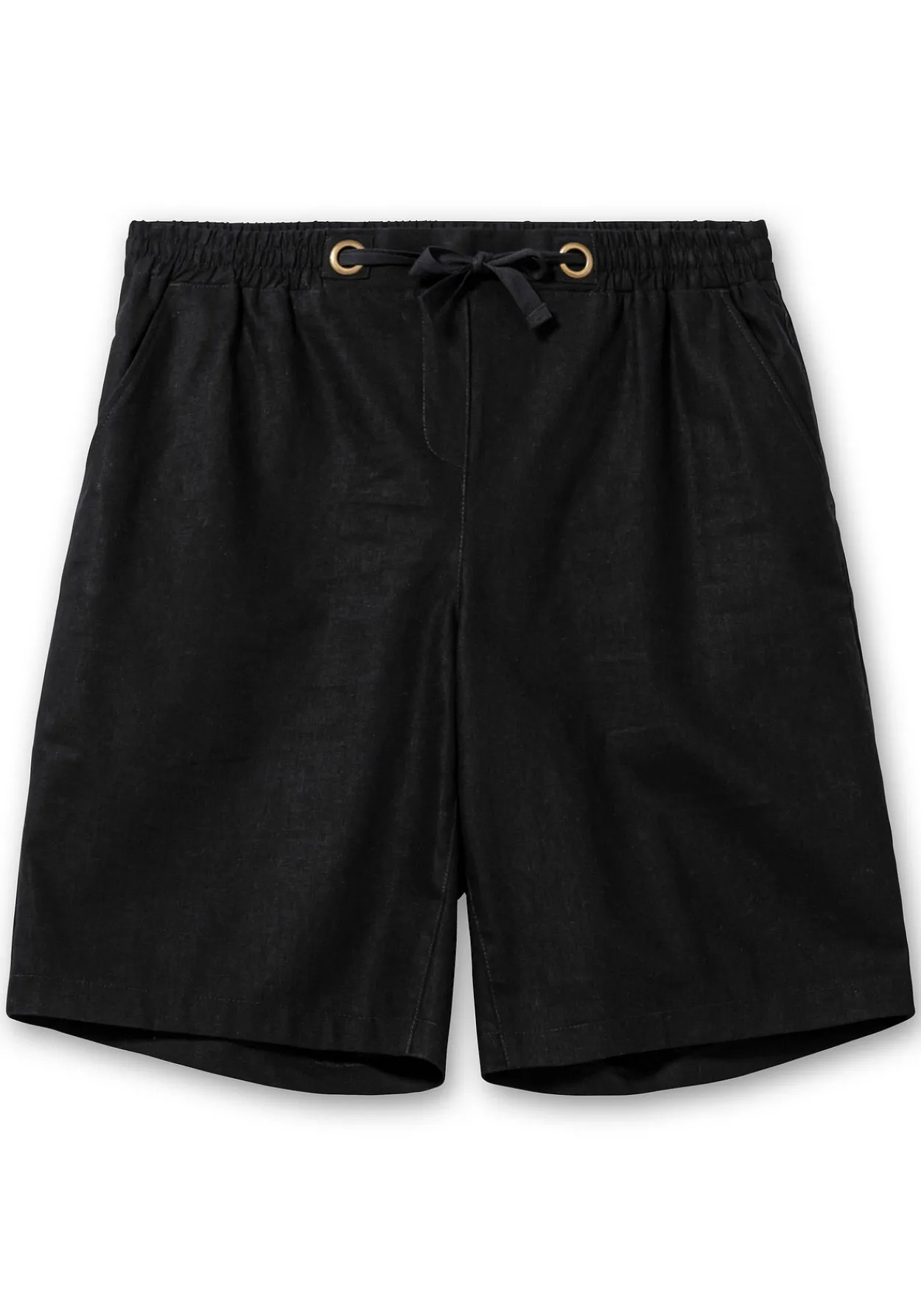 Bermudas im Leinen-Mix, mit Gummibund<sheego Outlet