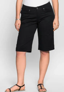 Bermudas in 5-Pocket-Form, aus Baumwoll-Twill<sheego Clearance