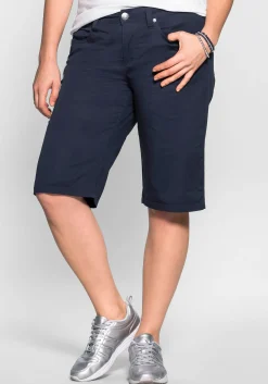 Bermudas in 5-Pocket-Form, aus Baumwoll-Twill<sheego Fashion