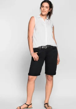 Bermudas in 5-Pocket-Form, aus Baumwoll-Twill<sheego Clearance